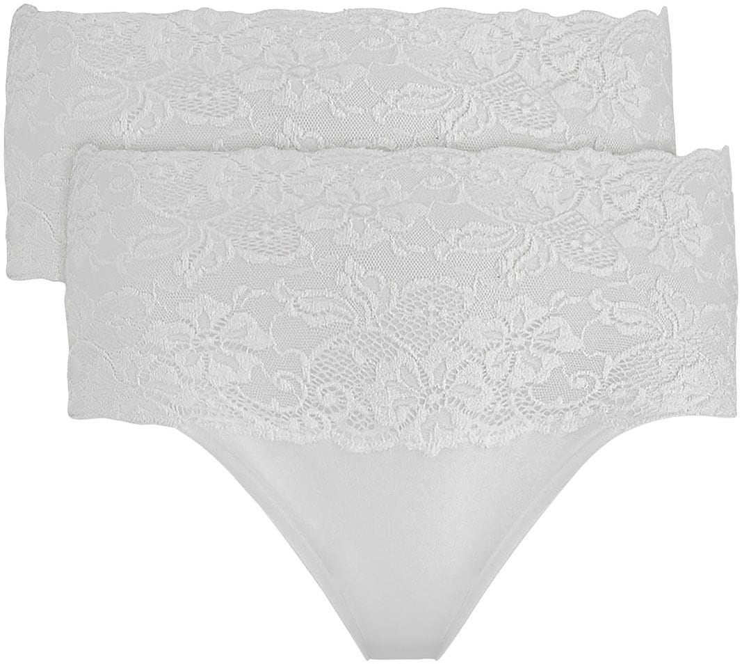 Nina Von C. Jazz-Pants Slips, (Packung, 2 St.), mit breit besticktem Bund von Nina Von C.