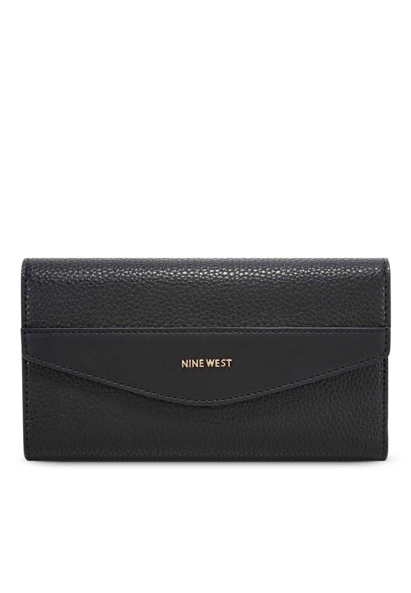 Cara Flap Wallet Brieftasche Damen Schwarz ONE SIZE von Nine West