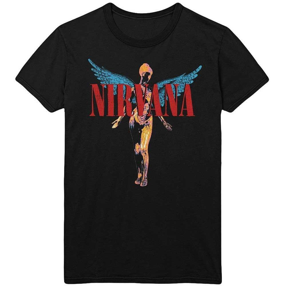 Angelic Tshirt Damen Schwarz L von Nirvana