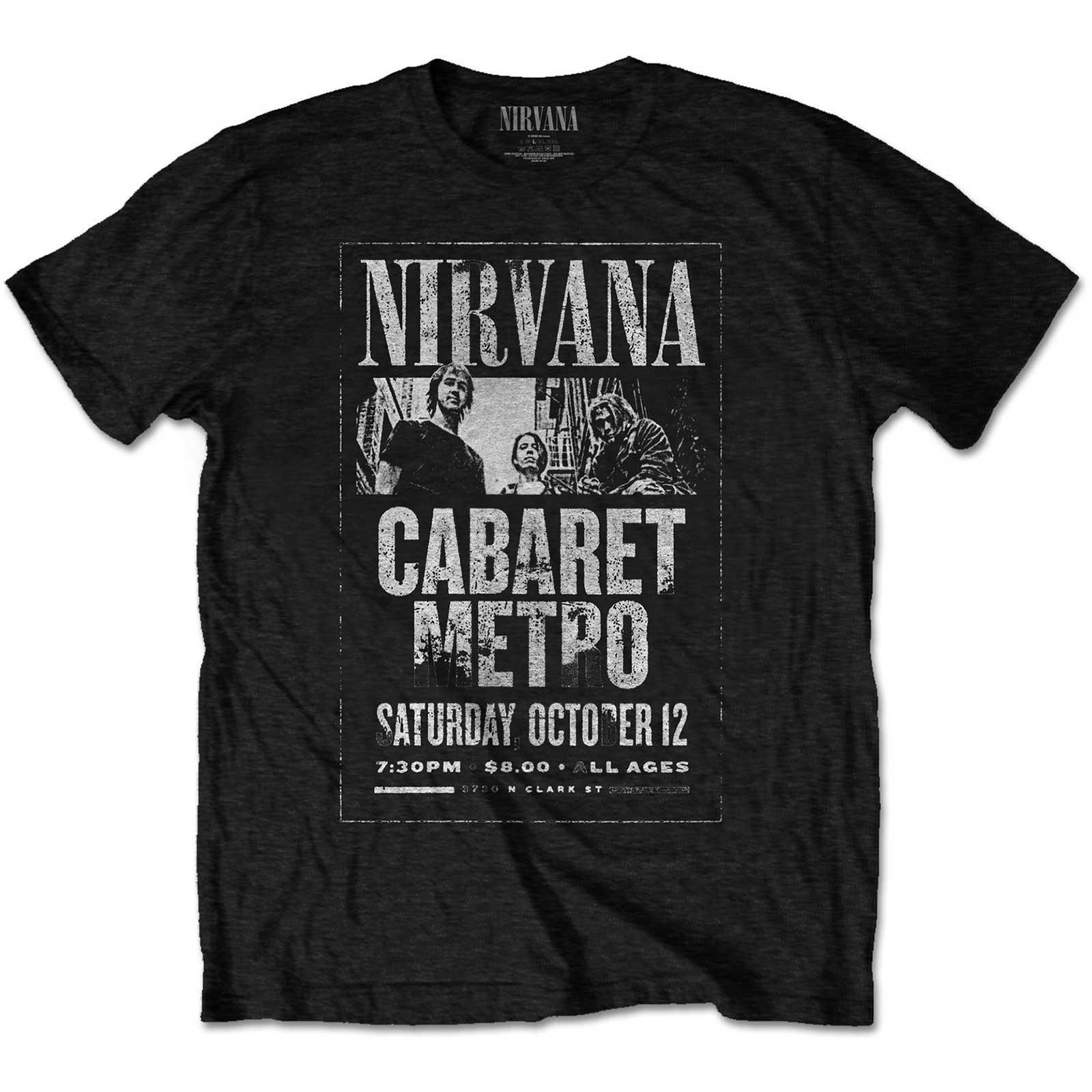 Cabaret Metro Tshirt Damen Schwarz XL von Nirvana