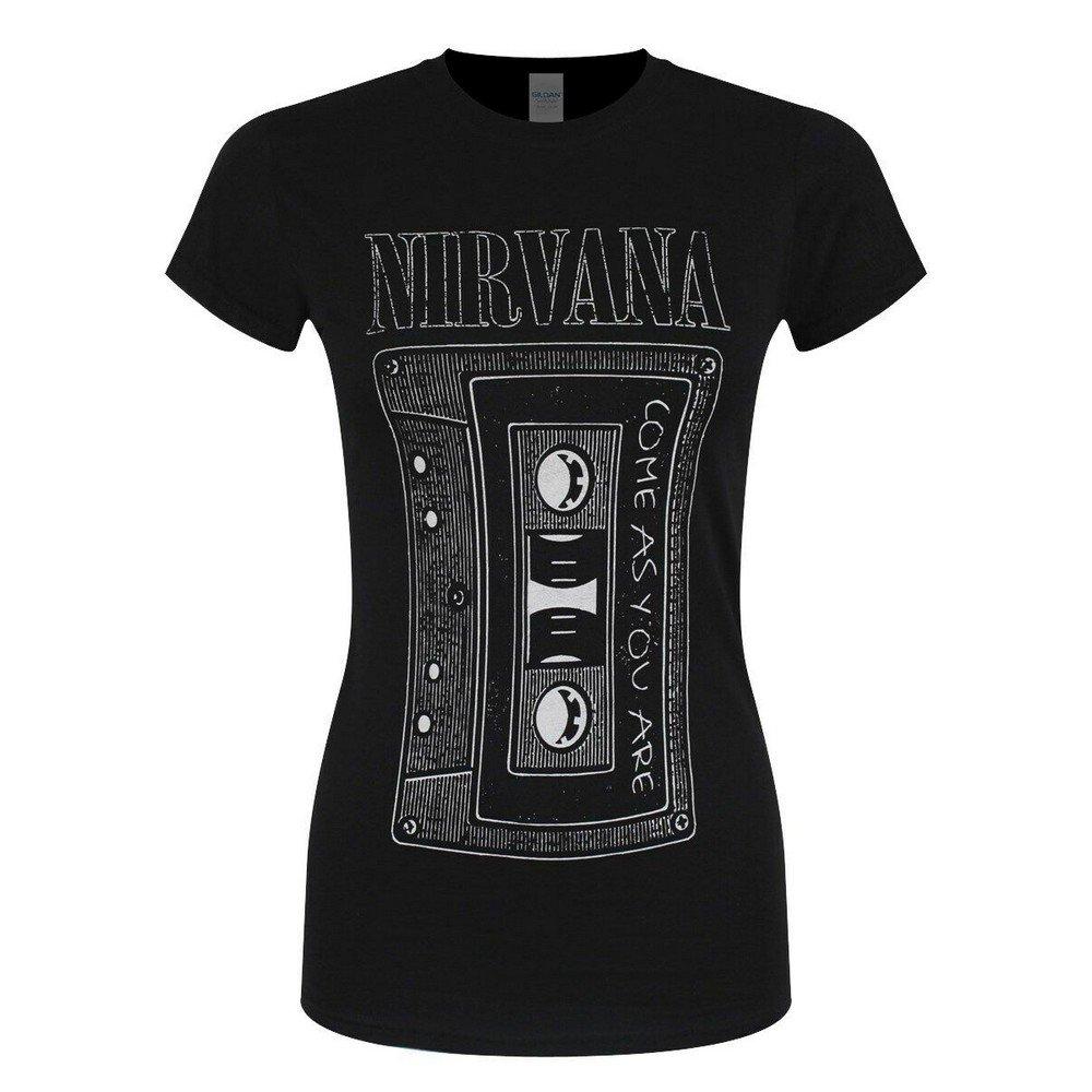 Come As You Are Tshirt Damen Schwarz M von Nirvana