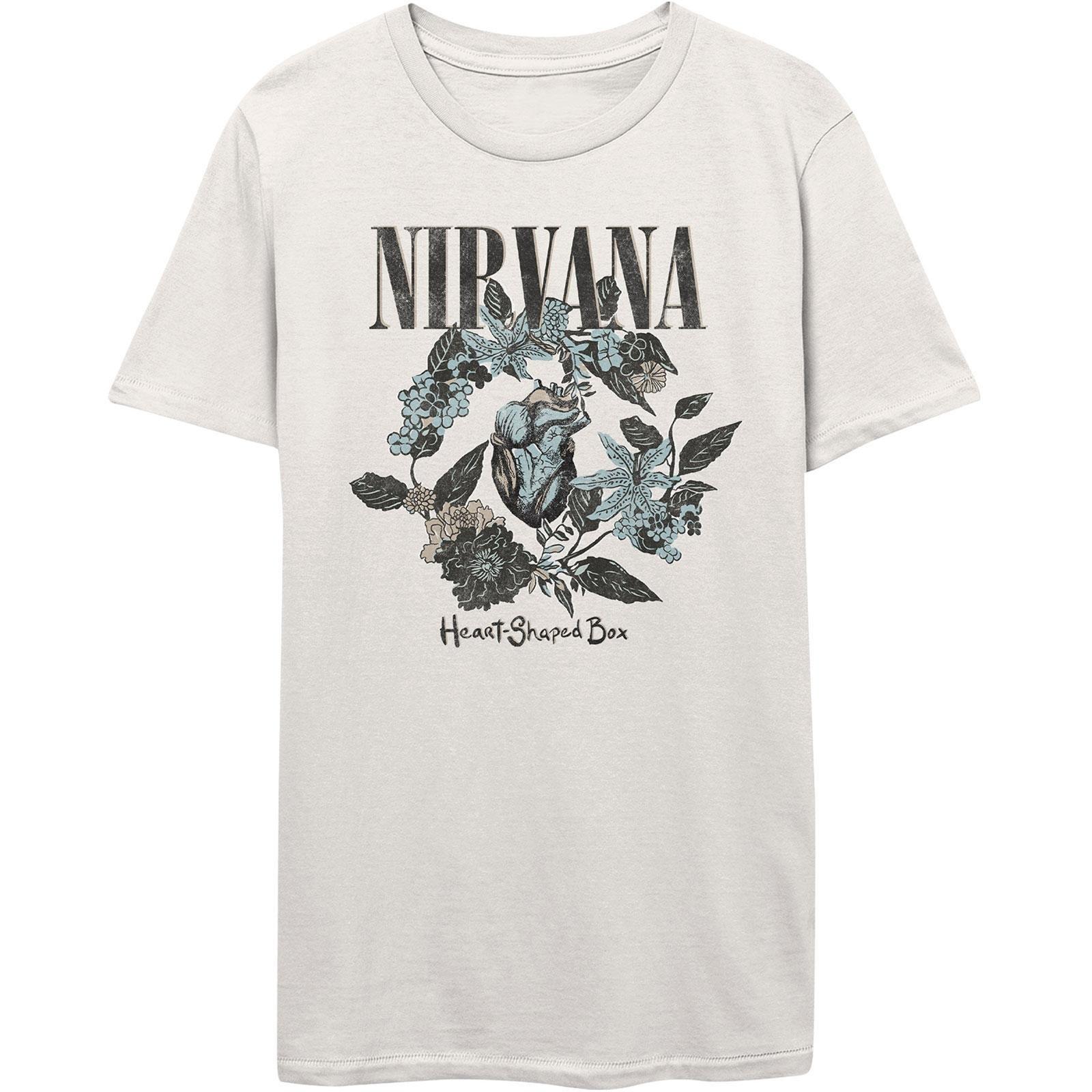 Heart Shaped Box Tshirt Damen Weiss L von Nirvana