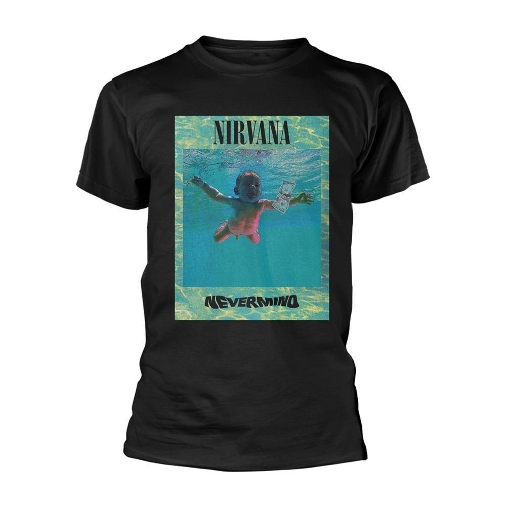 Ripple Overlay Tshirt Damen Schwarz S von Nirvana