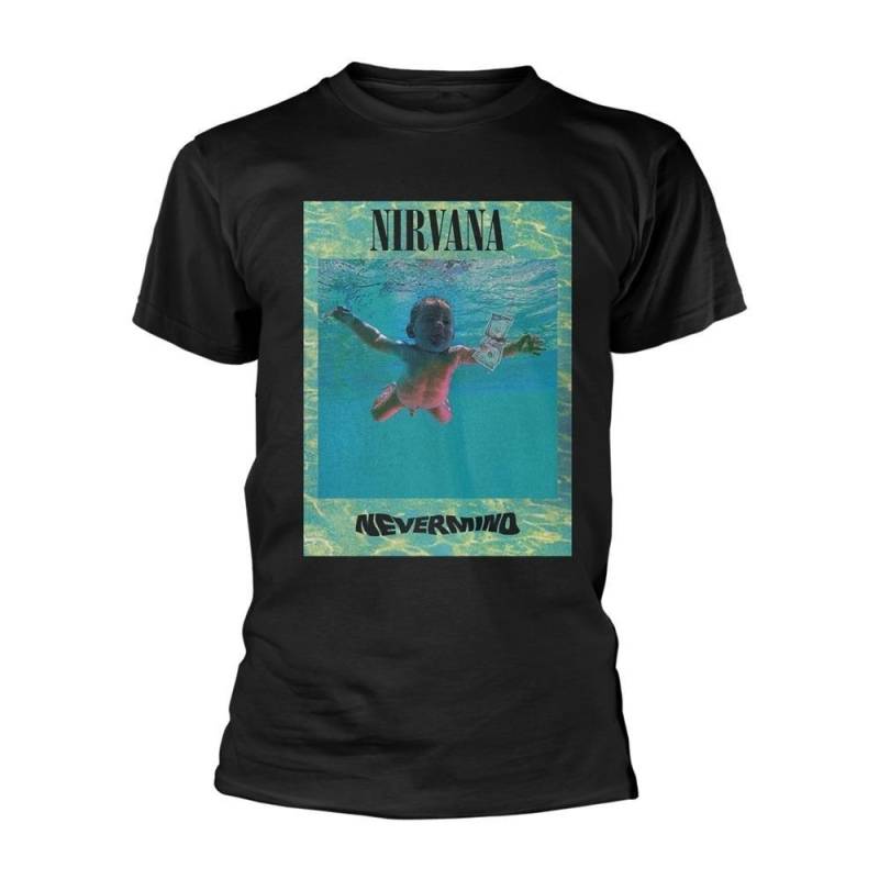 Ripple Overlay Tshirt Damen Schwarz XXL von Nirvana