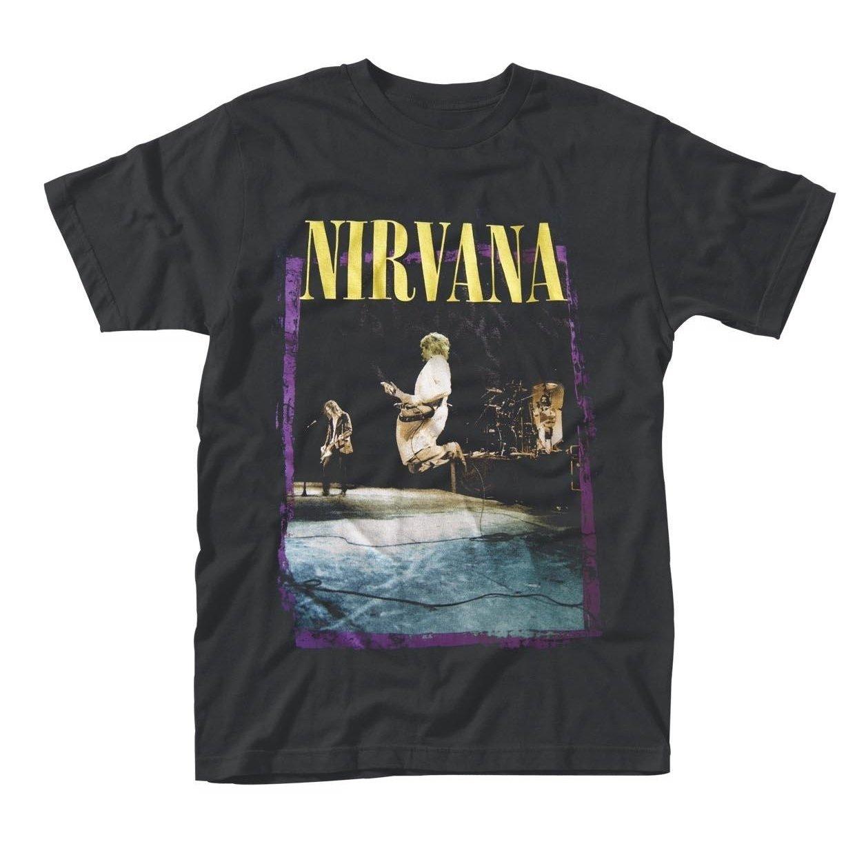 Stage Jump Tshirt Damen Schwarz L von Nirvana