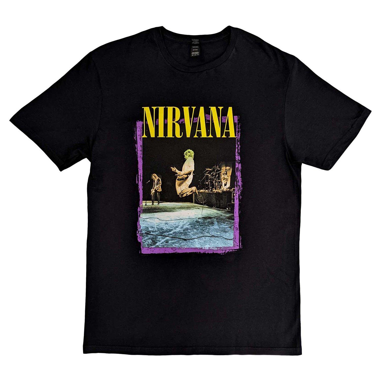 Stage Jump Tshirt Damen Schwarz XL von Nirvana