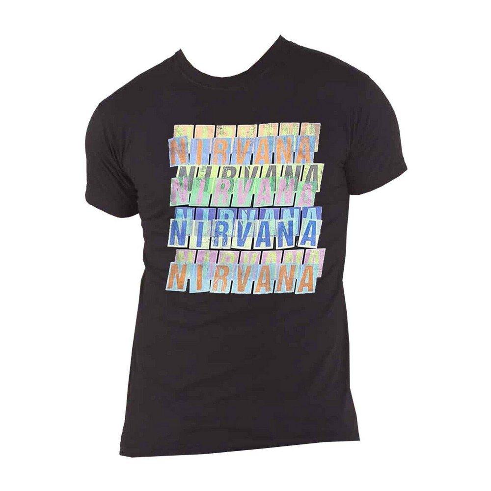 Tshirt Damen Schwarz S von Nirvana