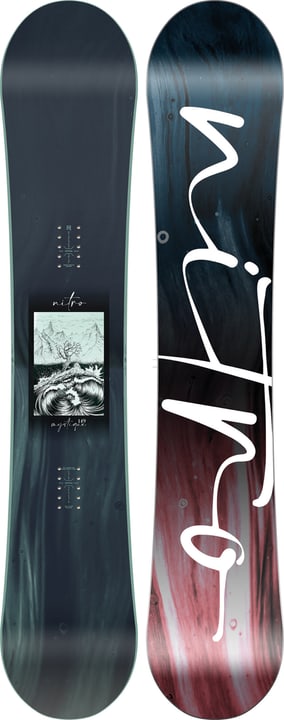 Nitro Mystique inkl. Cosmic (S/M) All Mountain Snowboard inkl. Bindung dunkelblau von Nitro