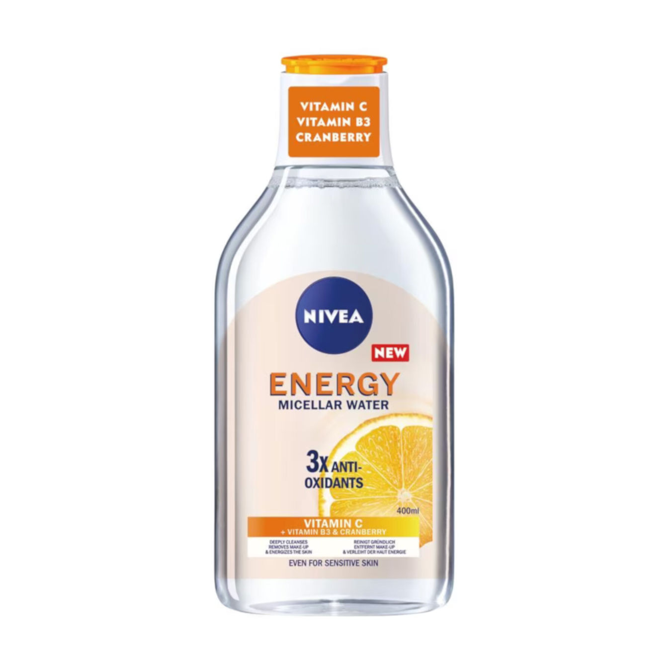 Nivea Energy Mizellen Wasser 400ml Damen