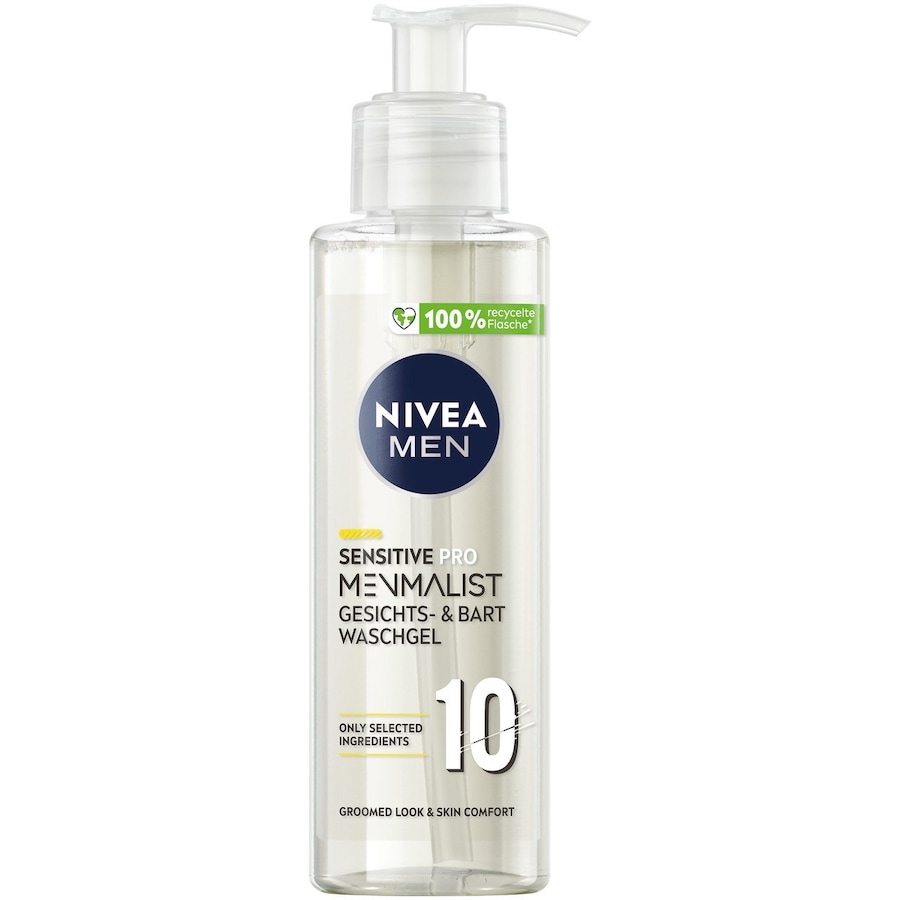 NIVEA NIVEA MEN NIVEA NIVEA MEN Sensitive Pro Menmalist Gesicht- Und Bart Waschgel reinigungsgel 200.0 ml von Nivea