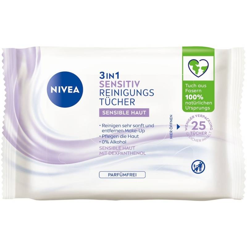 NIVEA  NIVEA Sensitiv Reinigungstücher 3in1 makeup_entferner 25.0 pieces von Nivea