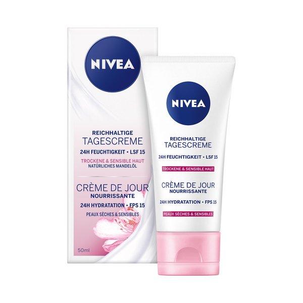 Reichhaltige Tagescreme Für Trockene Haut Damen  50ml von NIVEA