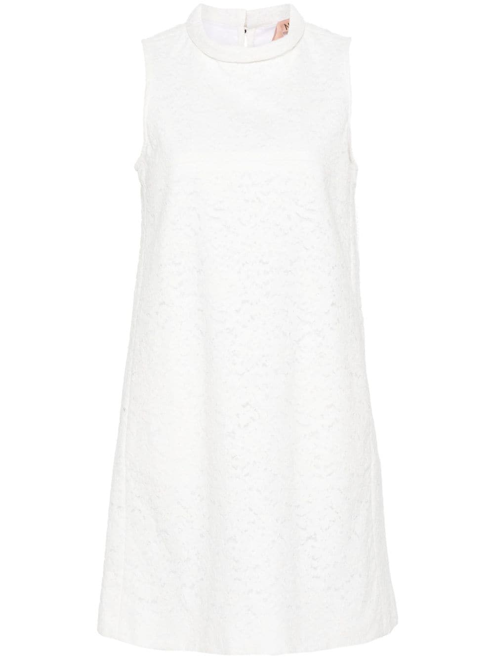 Nº21 corded-lace mini dress - White von Nº21