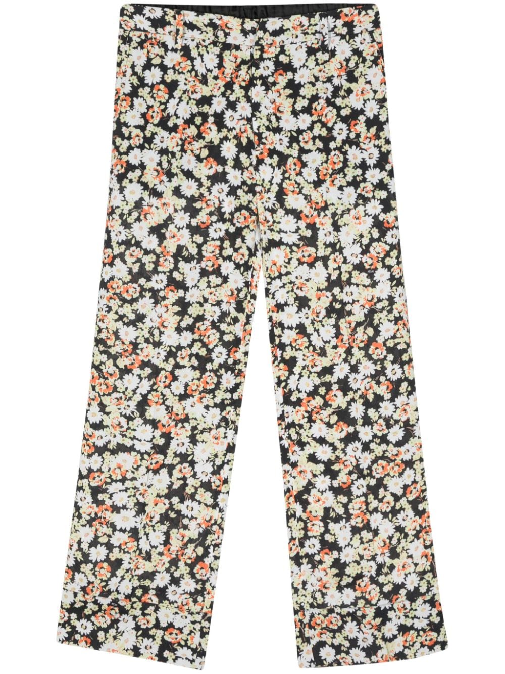 Nº21 floral-print trousers - Black von Nº21