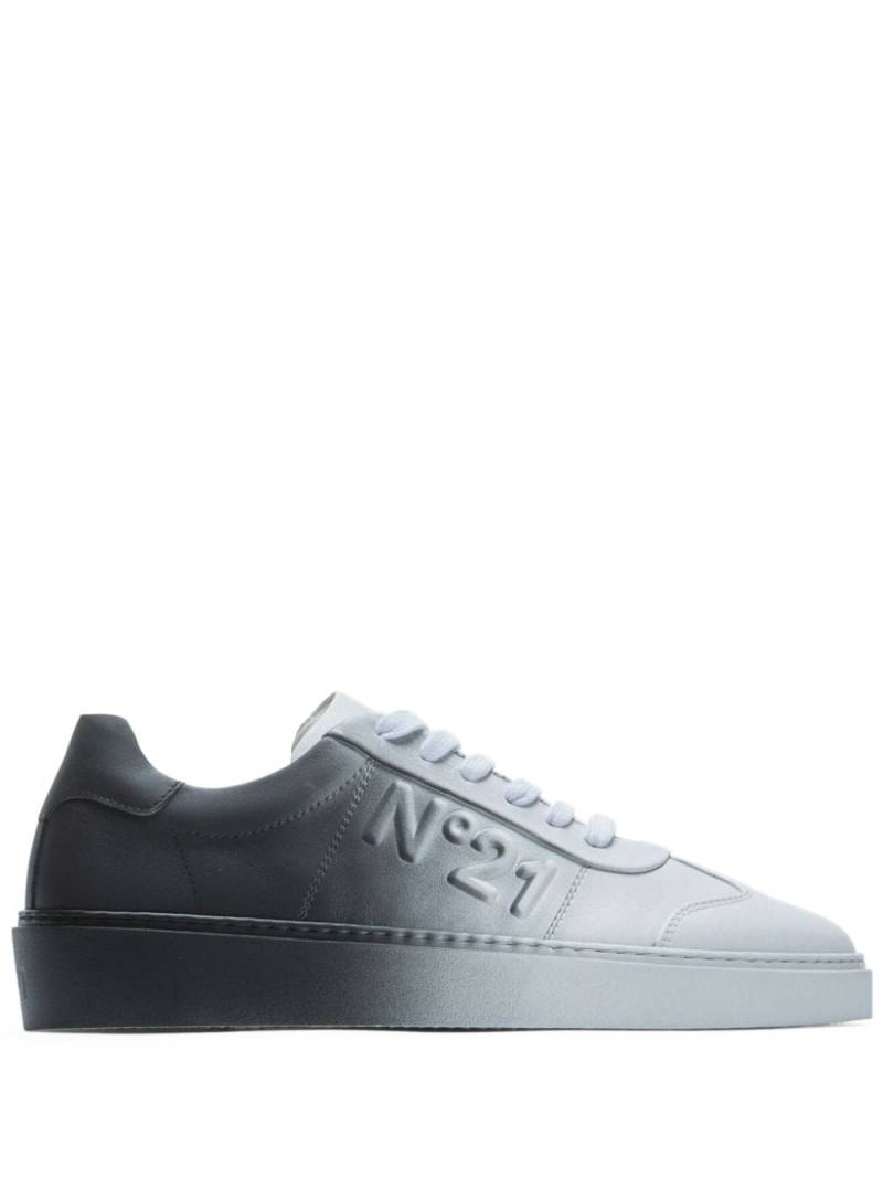 Nº21 gradient-effect leather sneakers - Black von Nº21
