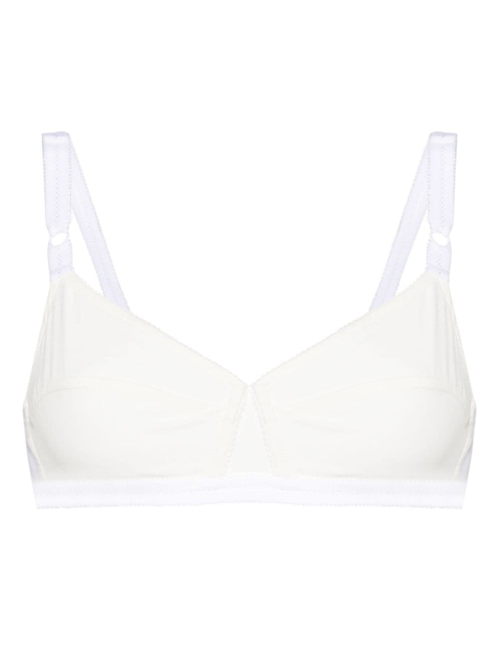Nº21 scalloped-edges bra - White von Nº21