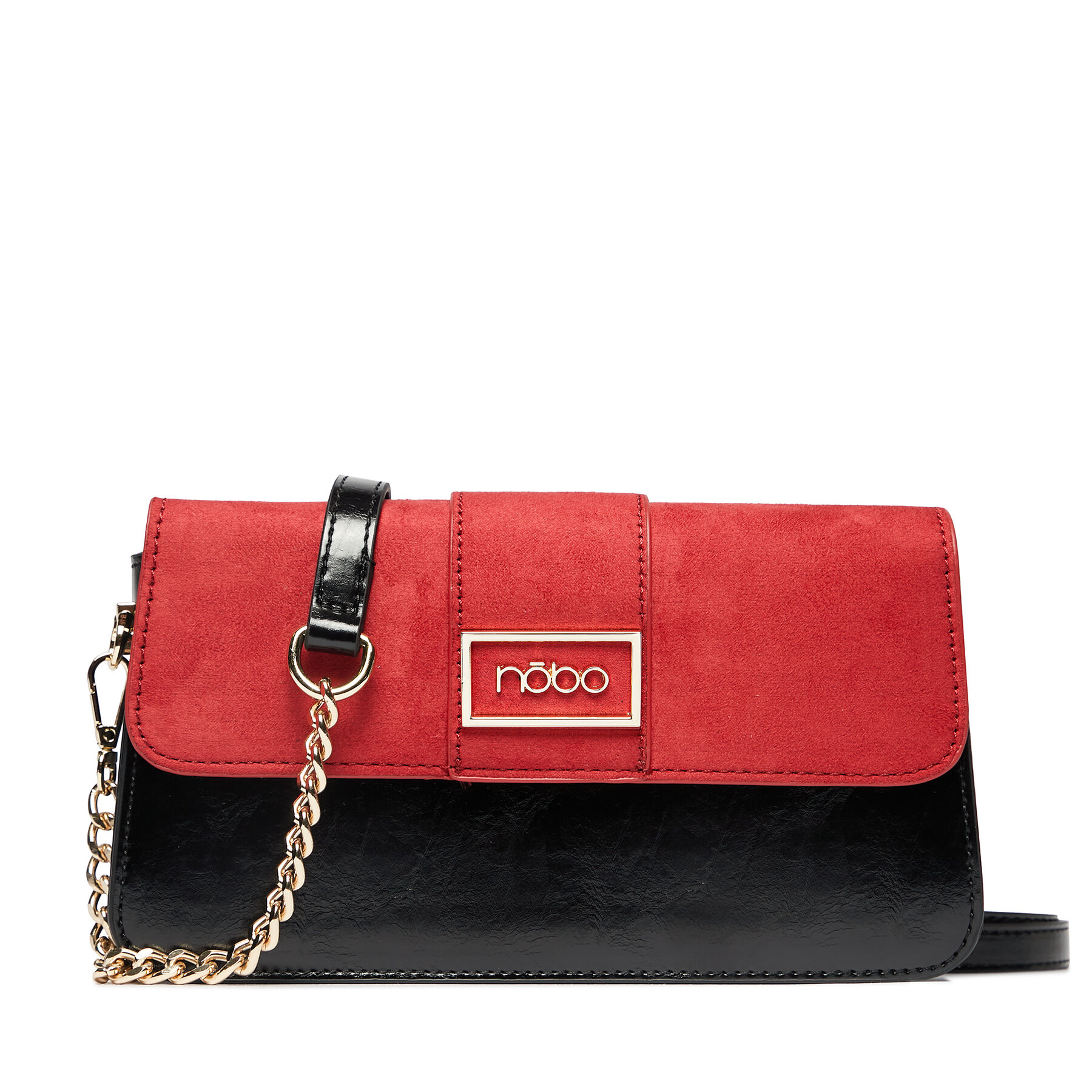 Handtasche Nobo NBAG-R1730-CM05 Black With Red von Nobo