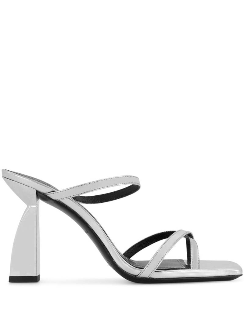 Nodaleto Angel A metallic mules - Silver von Nodaleto