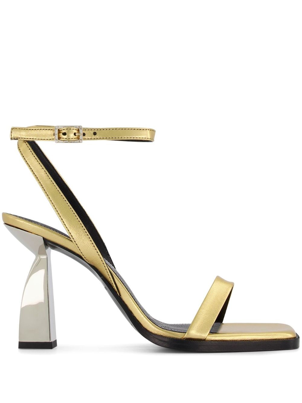 Nodaleto Angel E 90mm metallic sandals - Gold von Nodaleto