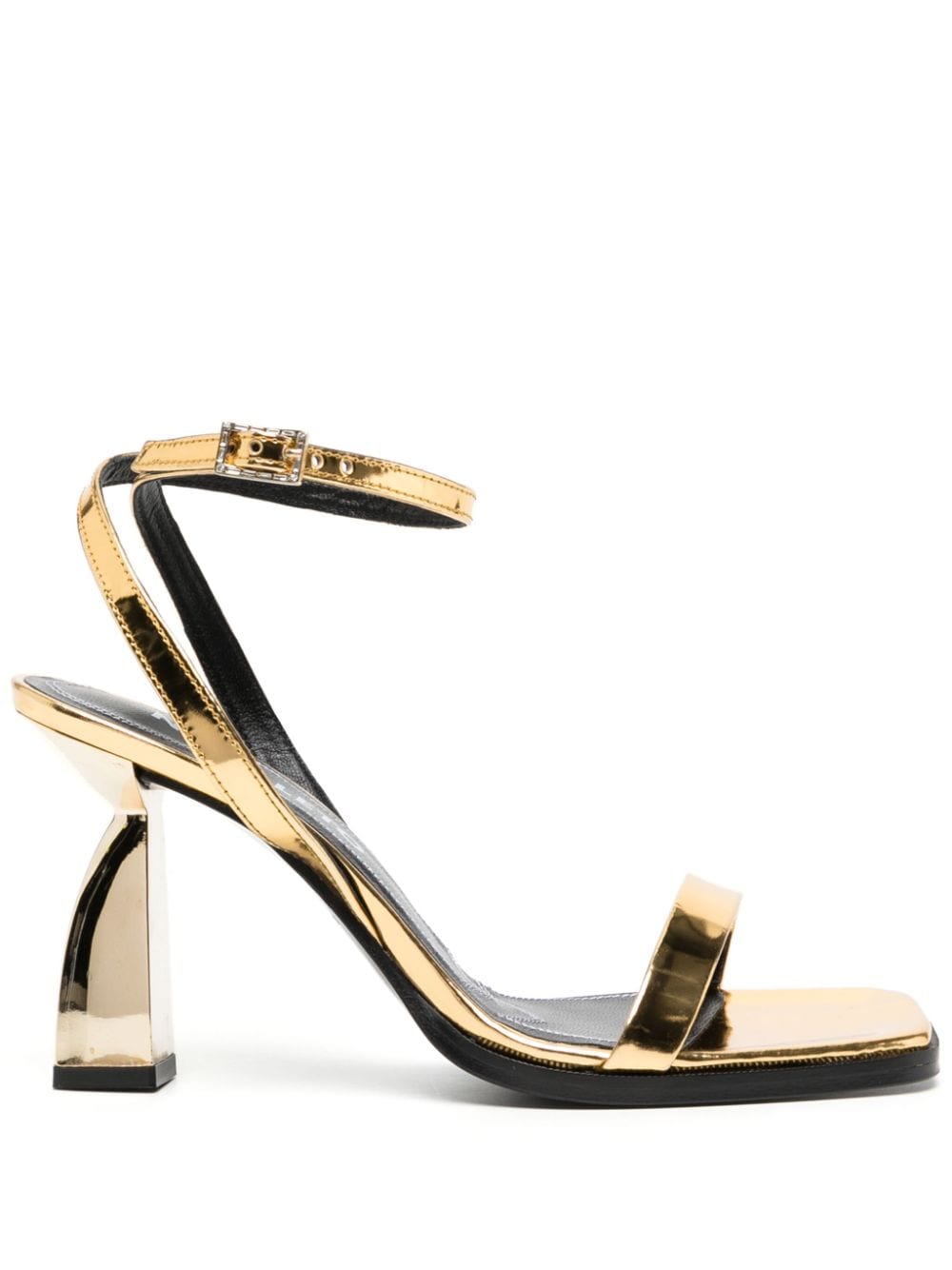 Nodaleto Angel E 90mm metallic sandals - Gold von Nodaleto