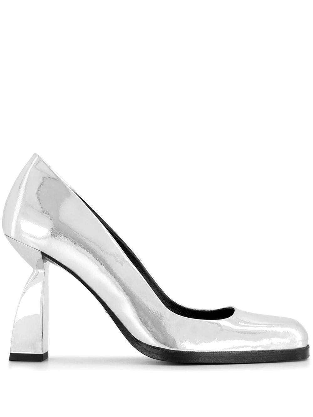 Nodaleto Angel N 90mm leather pumps - Silver von Nodaleto