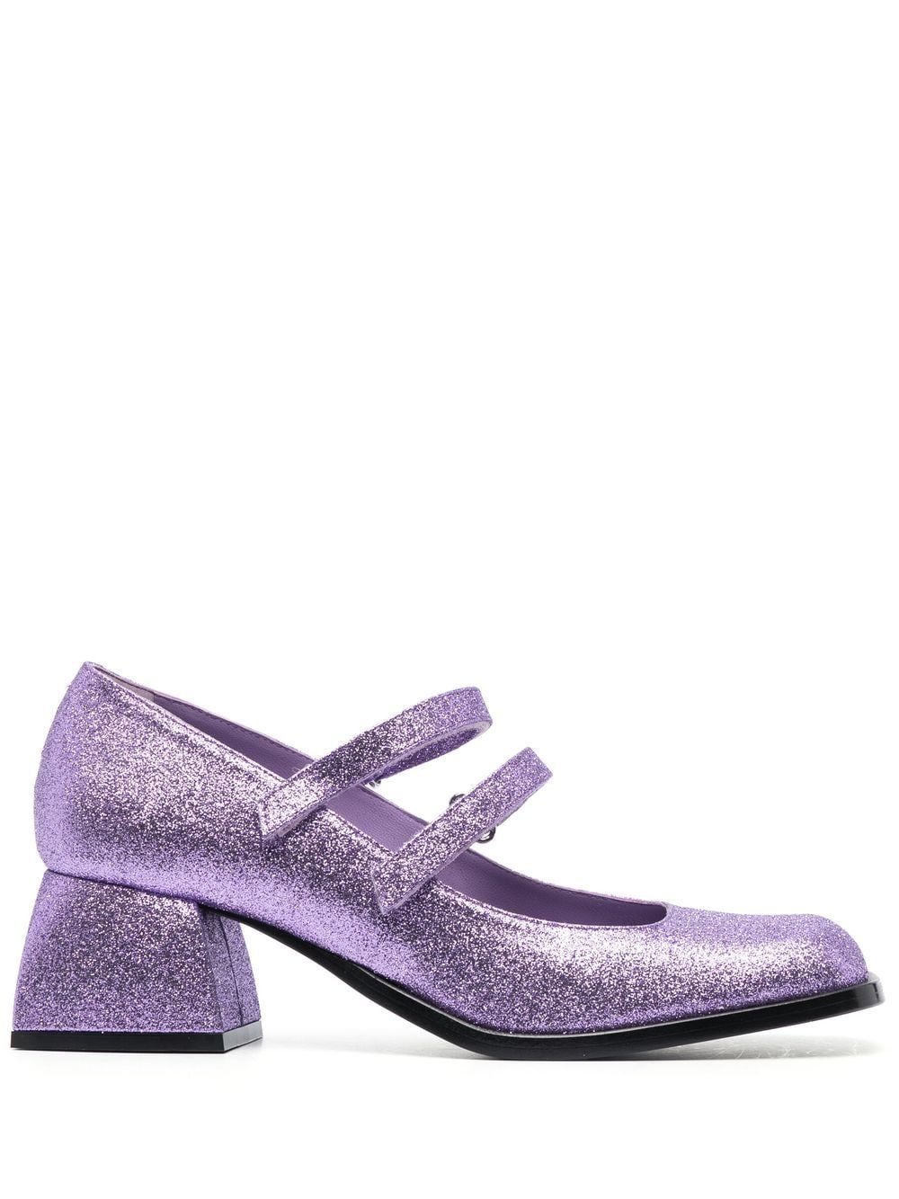 Nodaleto Bacara 55mm glitter mary-jane shoes - Purple von Nodaleto