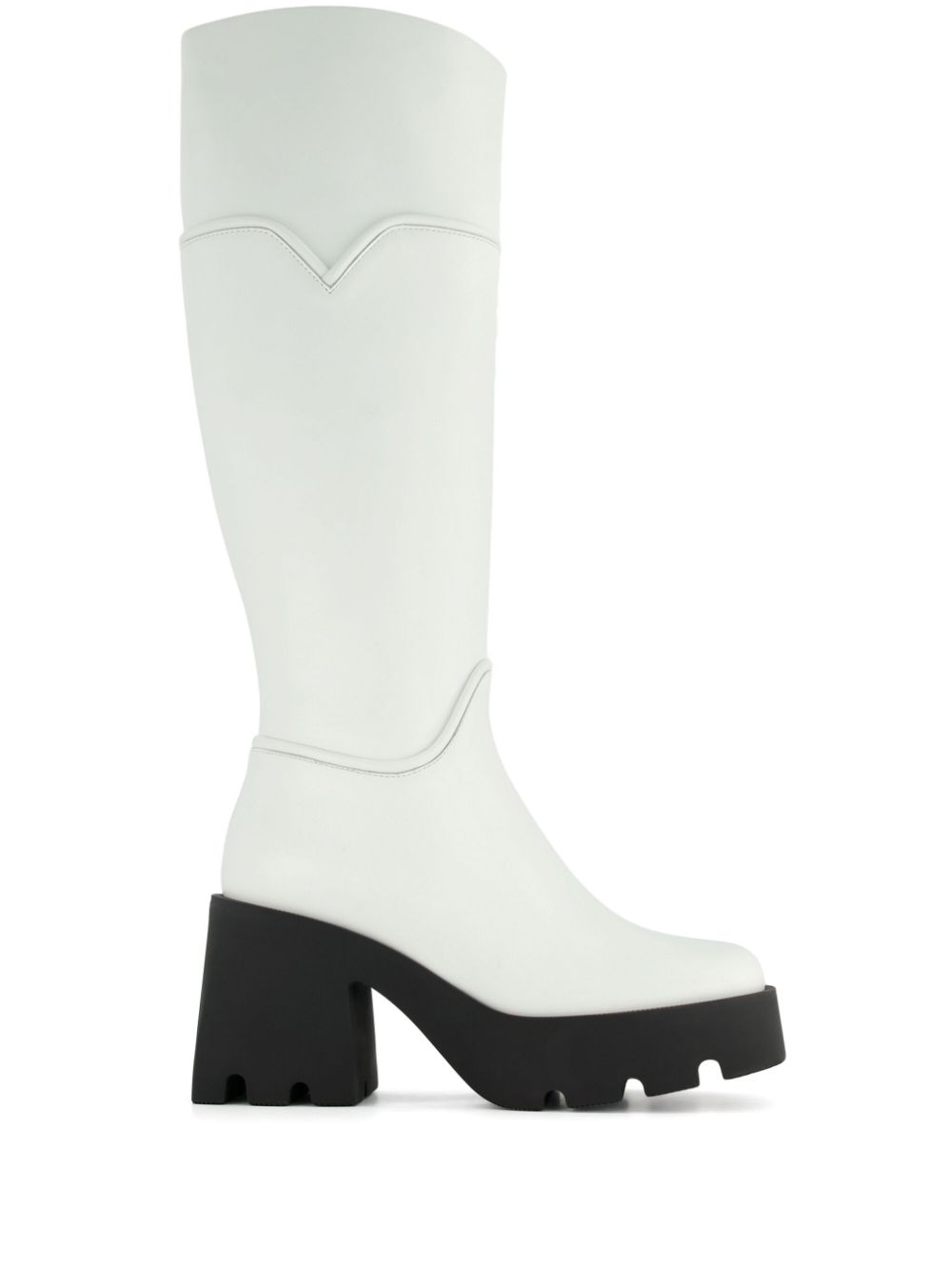 Nodaleto Bulla 90mm leather boots - White von Nodaleto