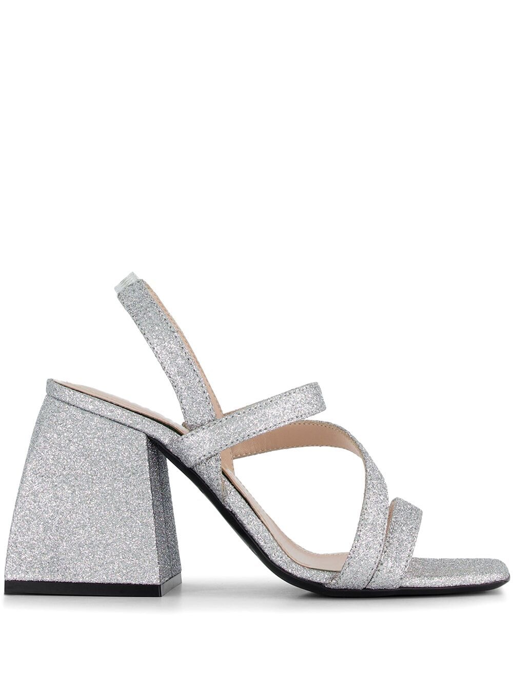 Nodaleto Bulla Gemini 95mm strappy sandals - Silver von Nodaleto