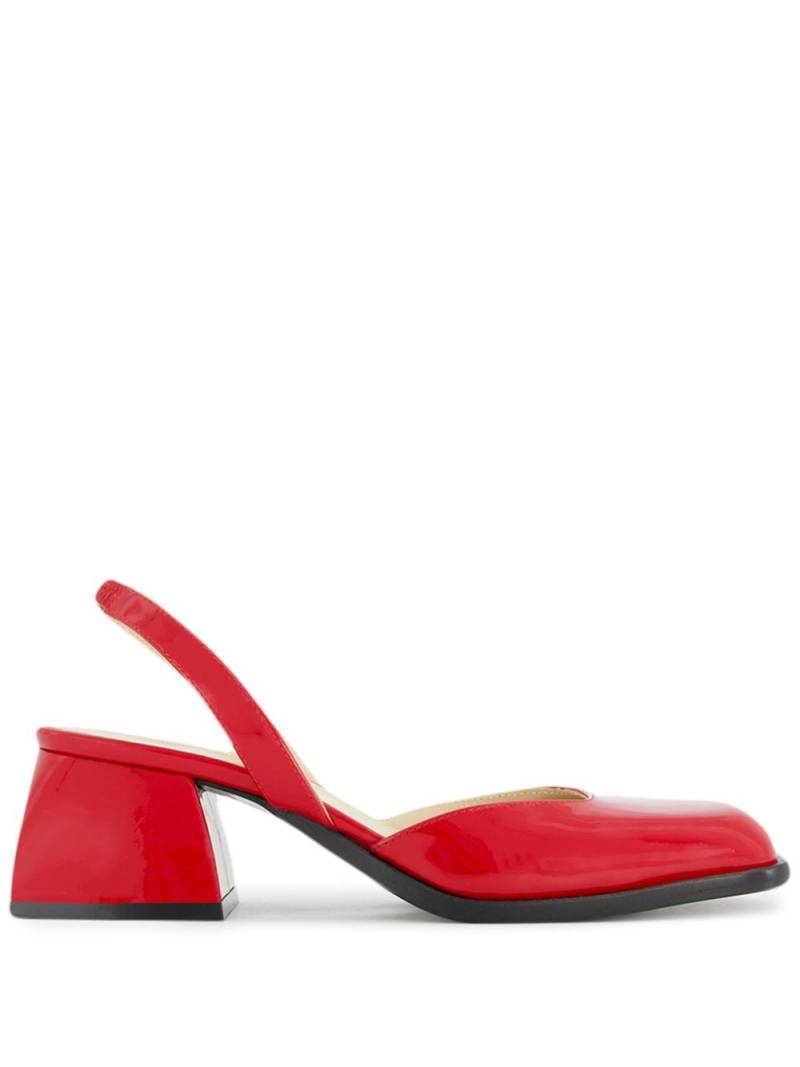 Nodaleto Bulla Jones 50mm leather pumps - Red von Nodaleto