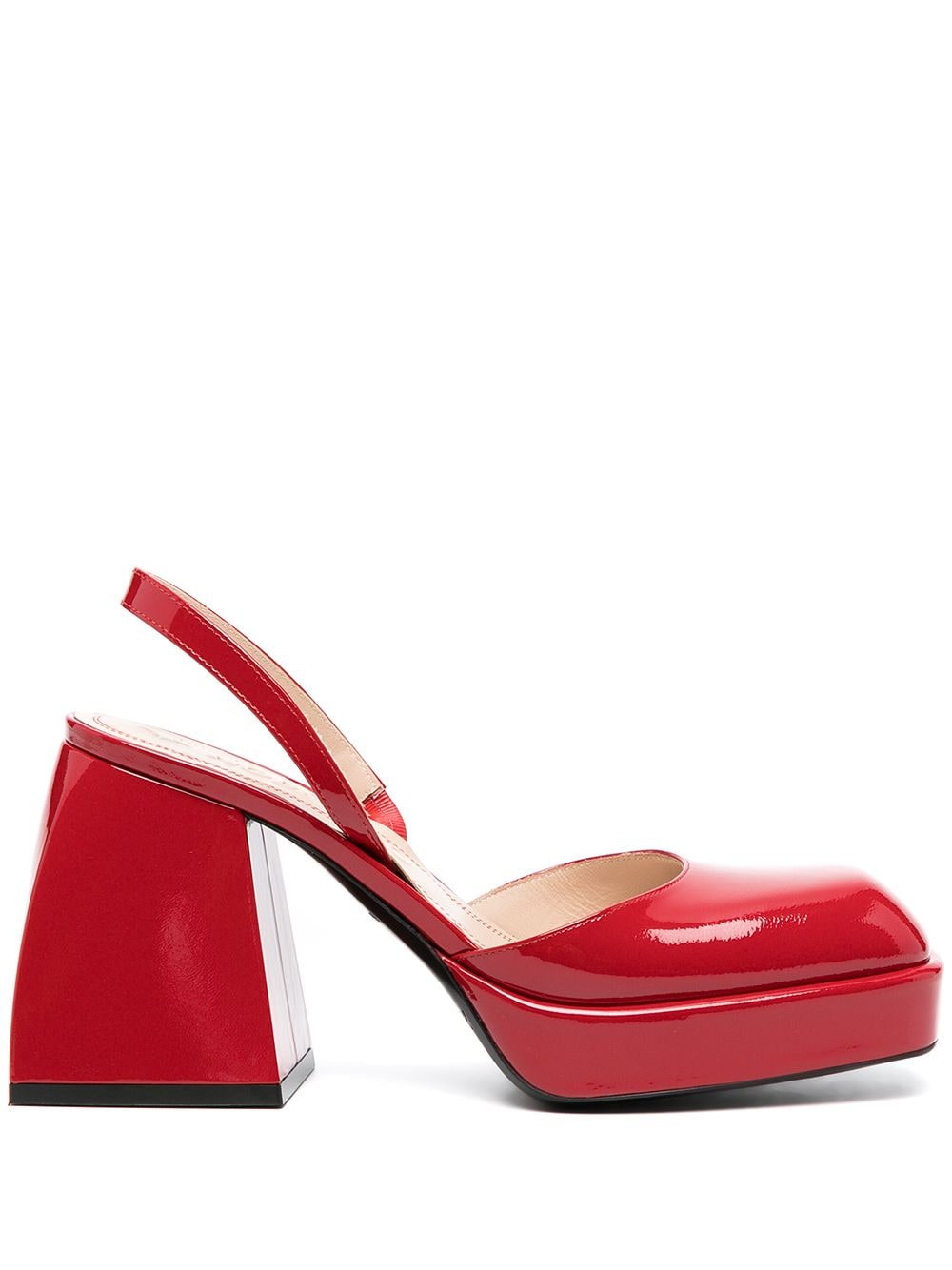 Nodaleto Bulla Jones patent-leather pumps - Red von Nodaleto