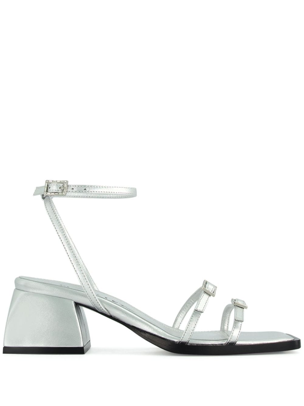 Nodaleto Bulla Laetitia 50mm leather sandals - Silver von Nodaleto