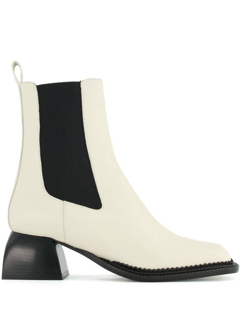 Nodaleto Bulla Nellie panelled leather boots - White von Nodaleto