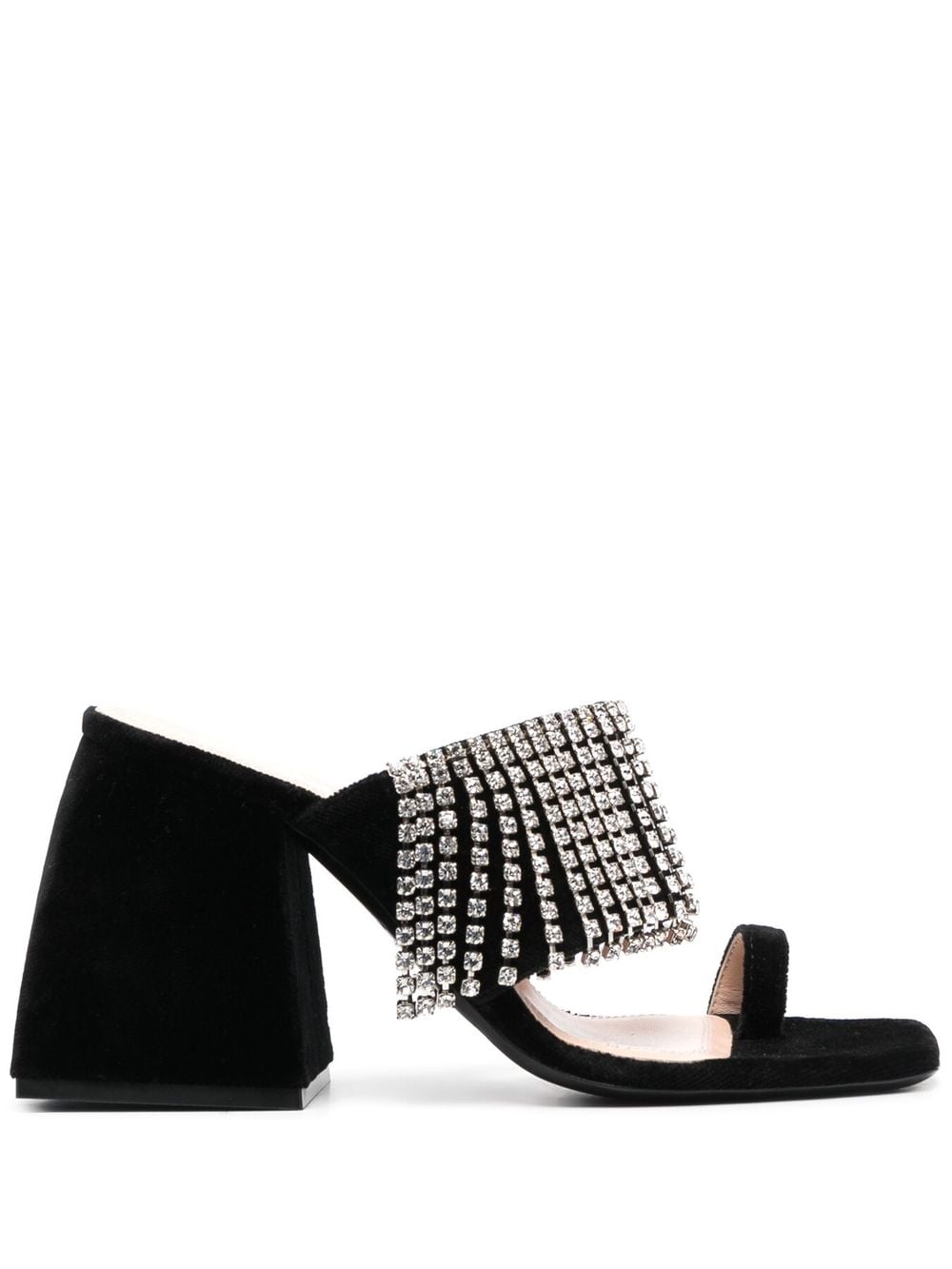 Nodaleto Bulla Preston 90mm mules - Black von Nodaleto