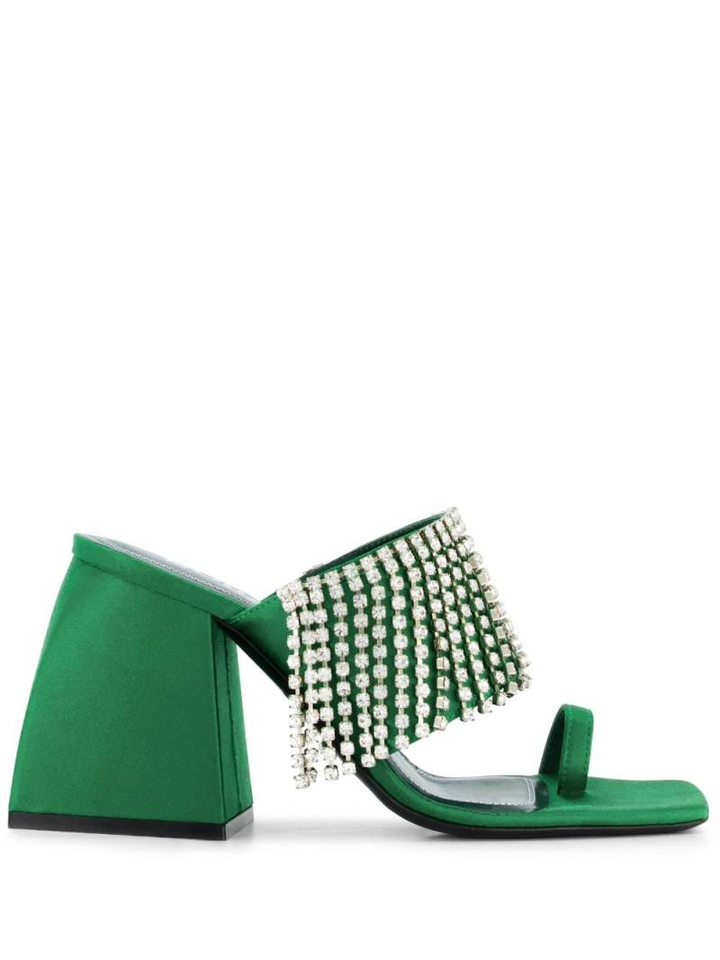 Nodaleto Bulla Preston 90mm mules - Green von Nodaleto