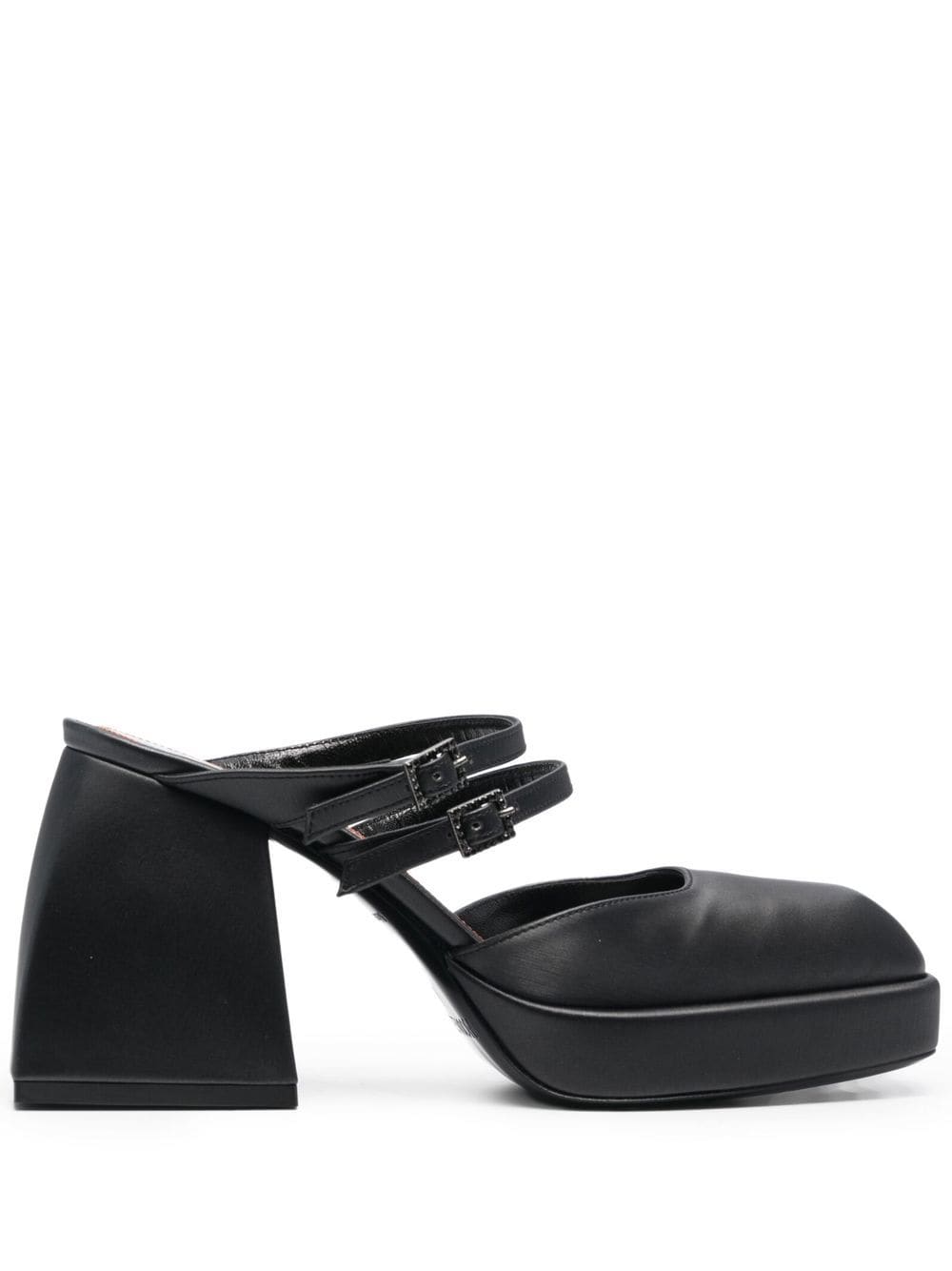 Nodaleto Bulla Smith 100mm mules - Black von Nodaleto