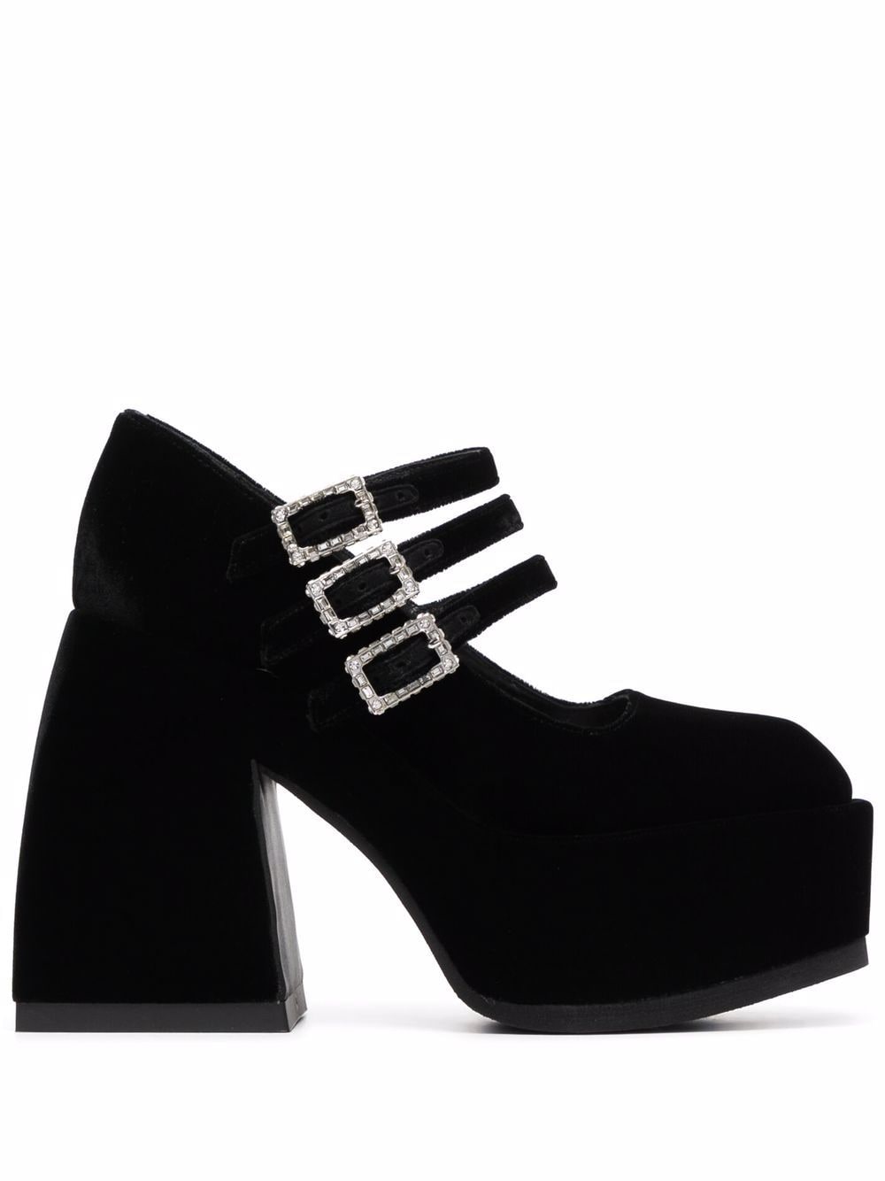 Nodaleto Decollete platform pumps - Black von Nodaleto