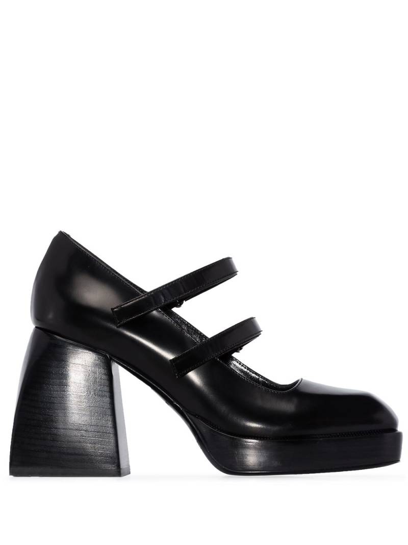 Nodaleto Bulla Babies 85mm platform pumps - Black von Nodaleto