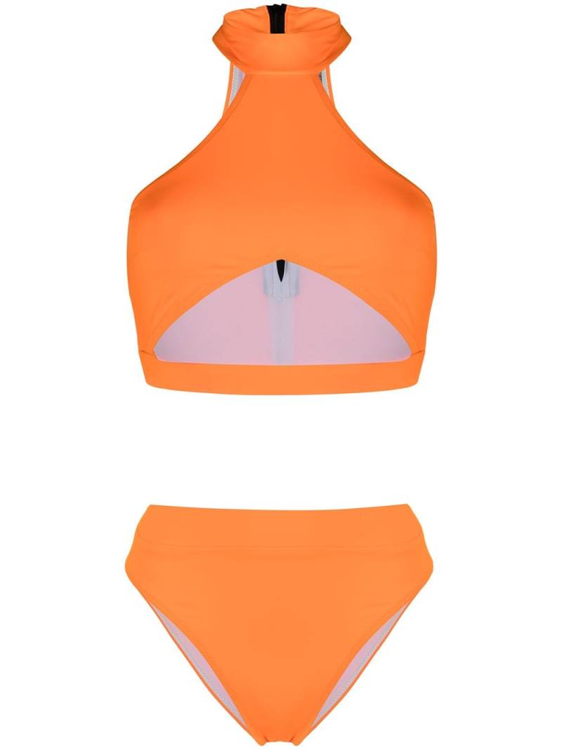 Noire Swimwear Bahamas cut-out two-piece bikini - Orange von Noire Swimwear