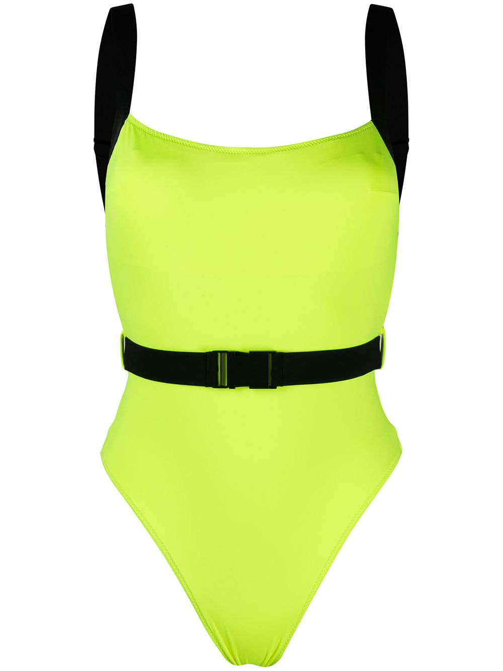 Noire Swimwear Miami two-tone swimsuit - Yellow von Noire Swimwear