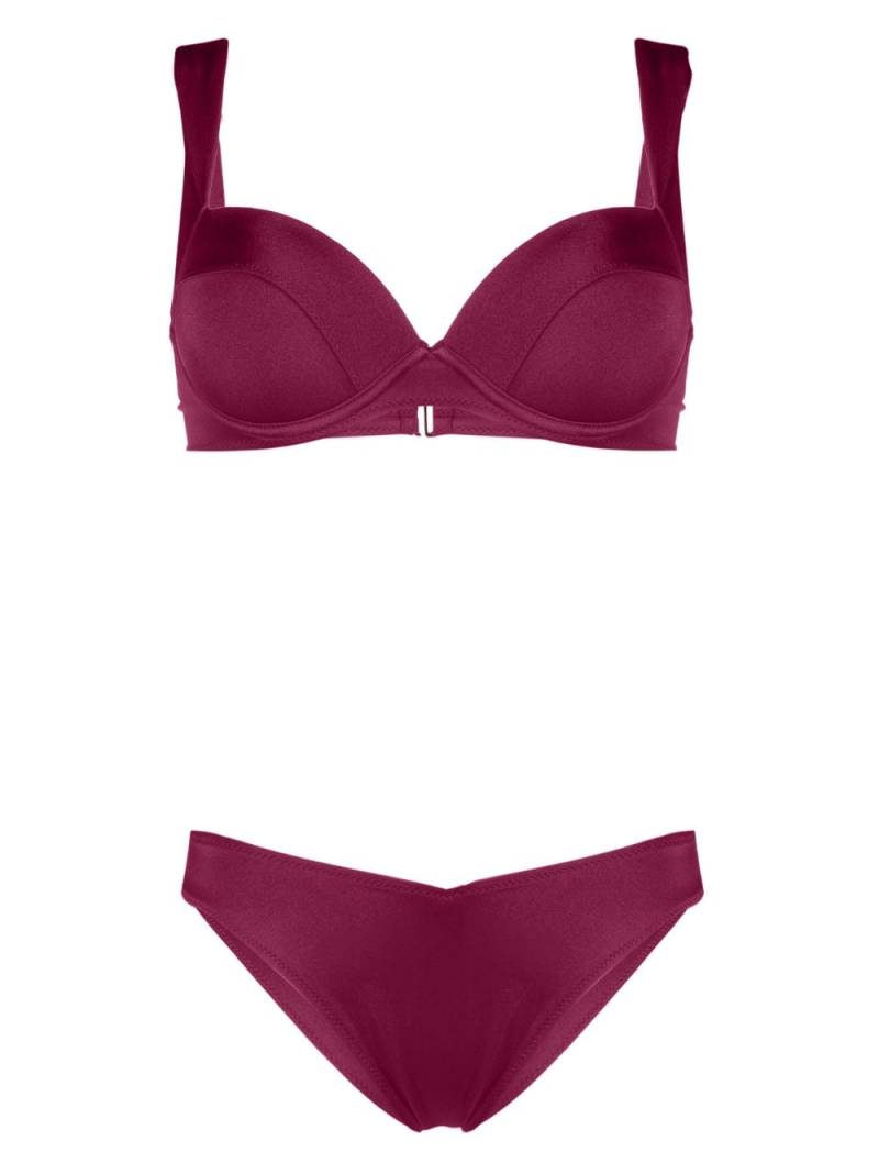Noire Swimwear underwired-bra bikini set - Pink von Noire Swimwear