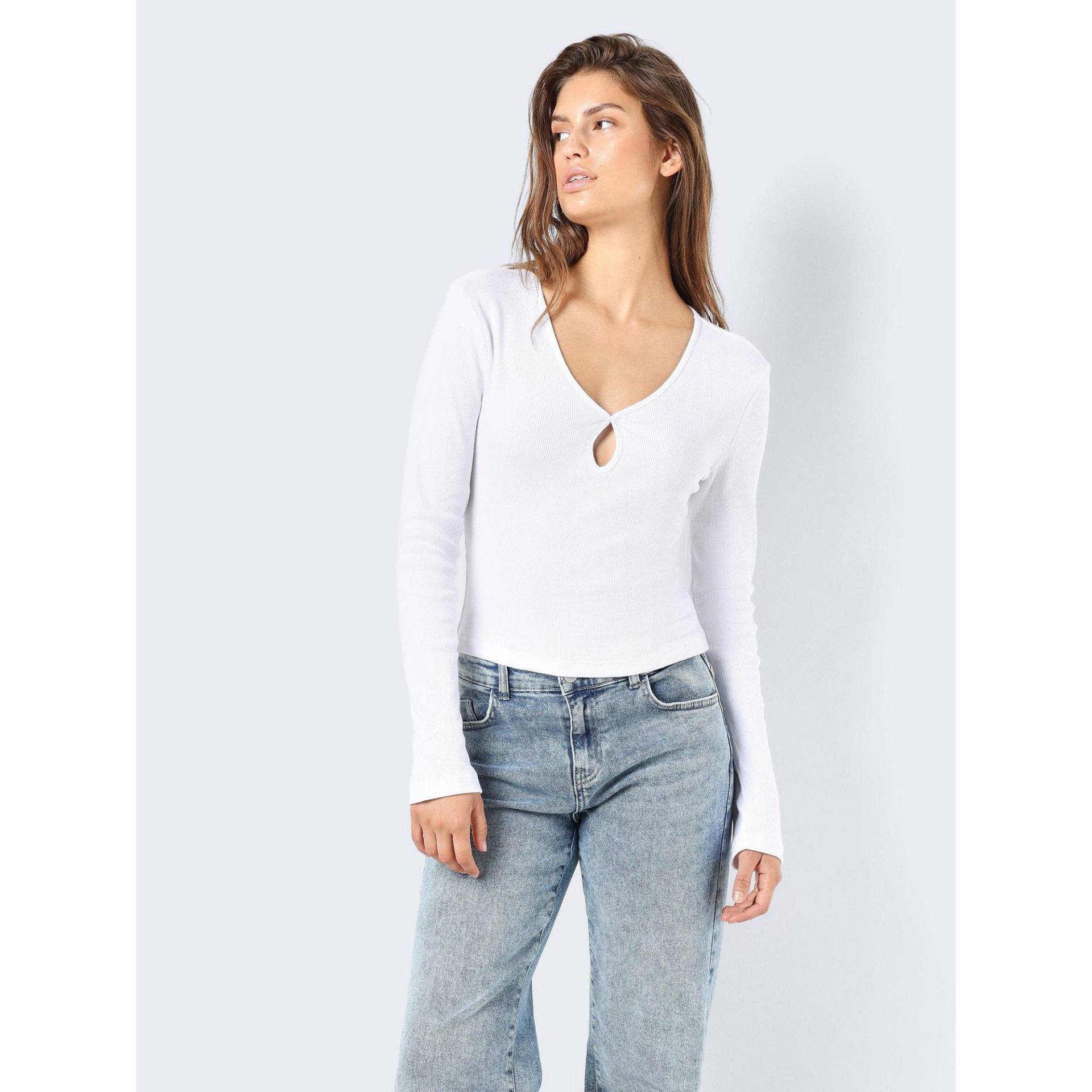 Top Damen Weiss L von Noisy May