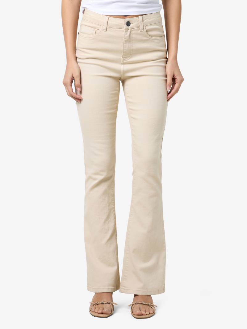 Noisy may Bootcut-Jeans »NMSALLIE HW FLARE JEANS OATMEAL NOOS« von Noisy May