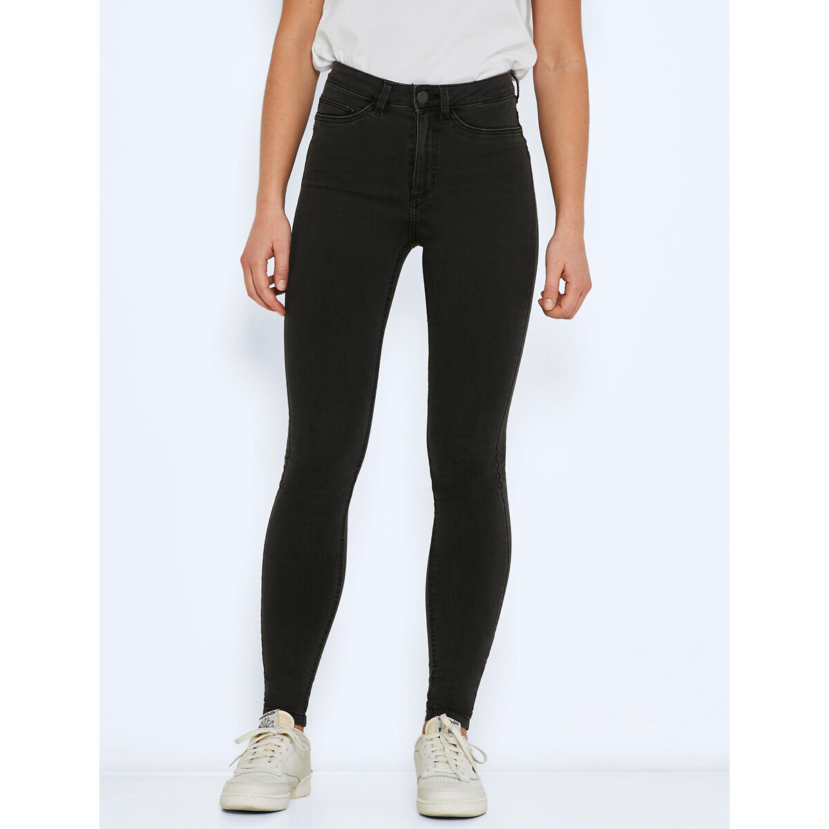 Skinny-Jeans mit hohem Bund von Noisy May