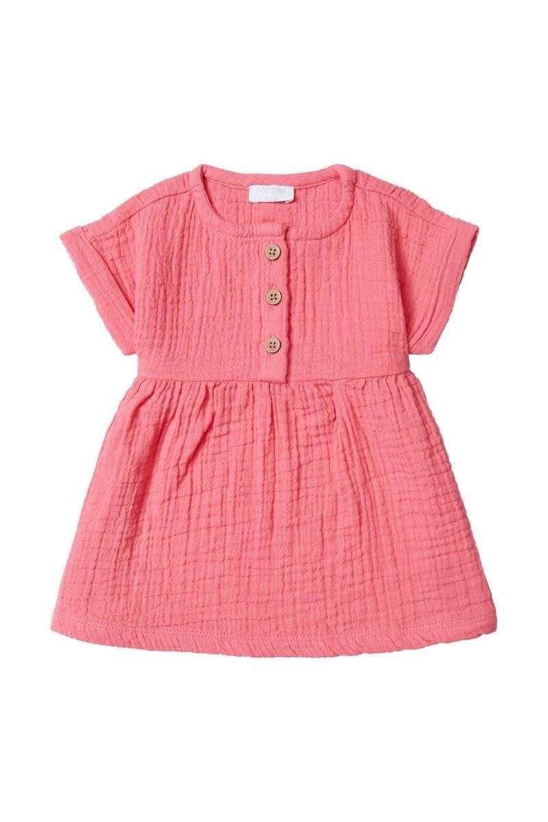 Baby Kleid Chambery Unisex Rosa 62 von Noppies