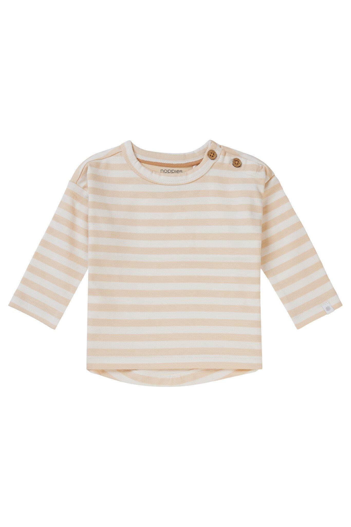 Baby Langarmshirt Bhisho Unisex Beige 68 von Noppies