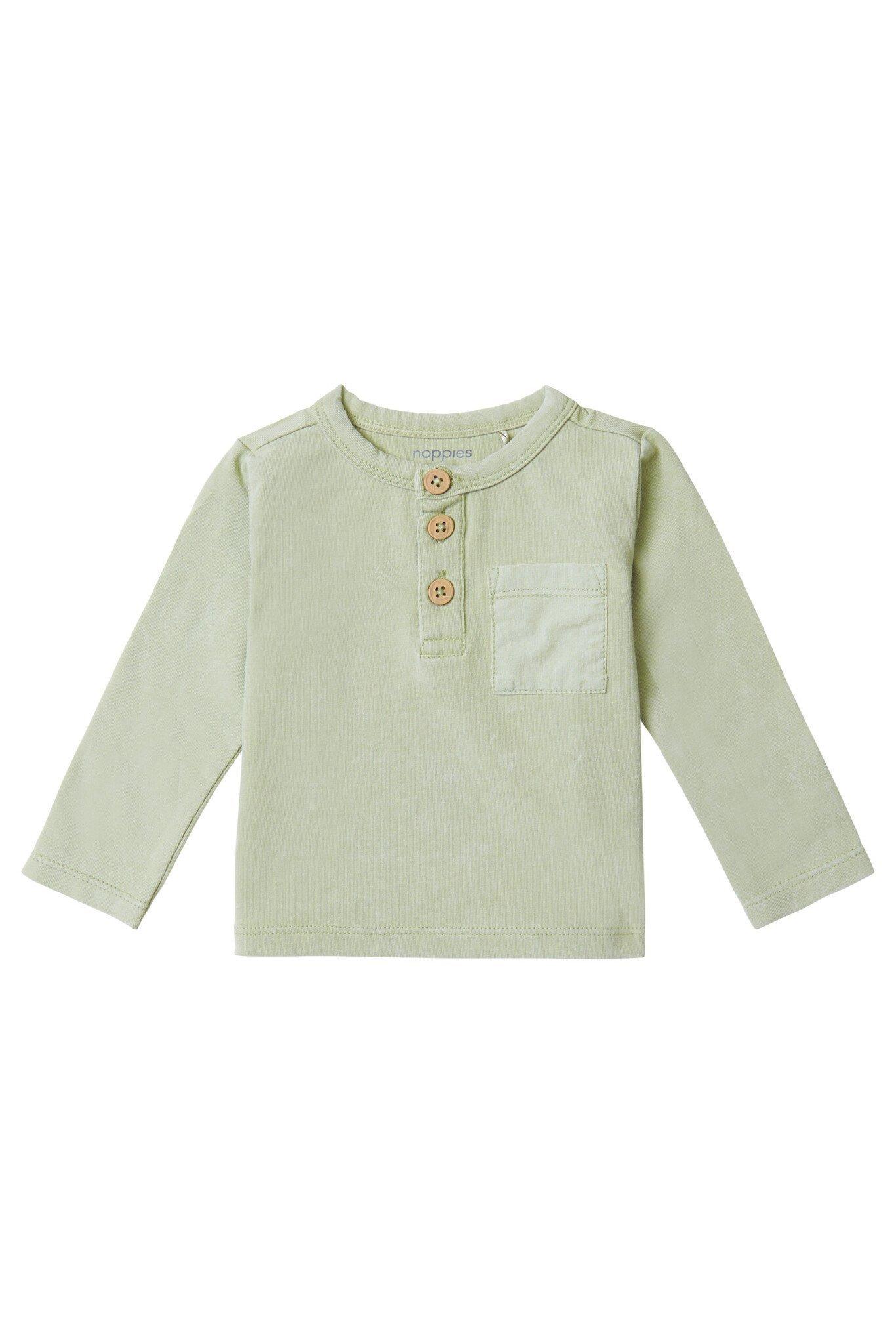 Baby Langarmshirt Brogden Unisex Grün 80 von Noppies