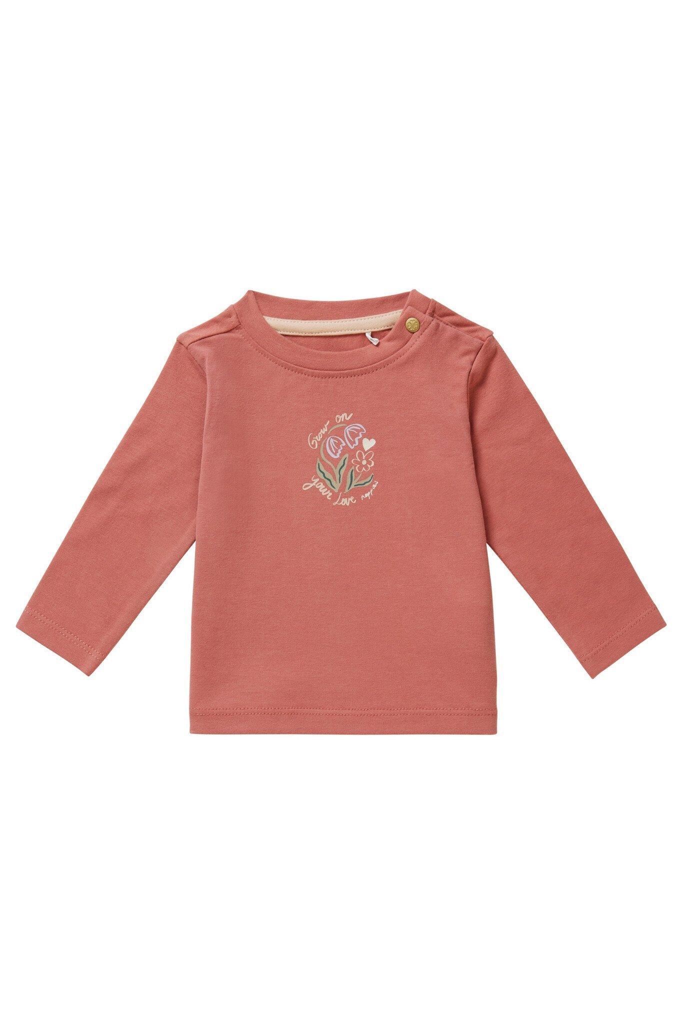 Baby Langarmshirt Charlot Unisex Pink 92 von Noppies