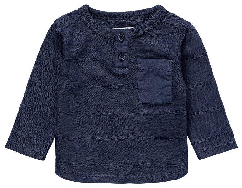 Baby Langarmshirt Jabulpur Unisex Blau 68 von Noppies