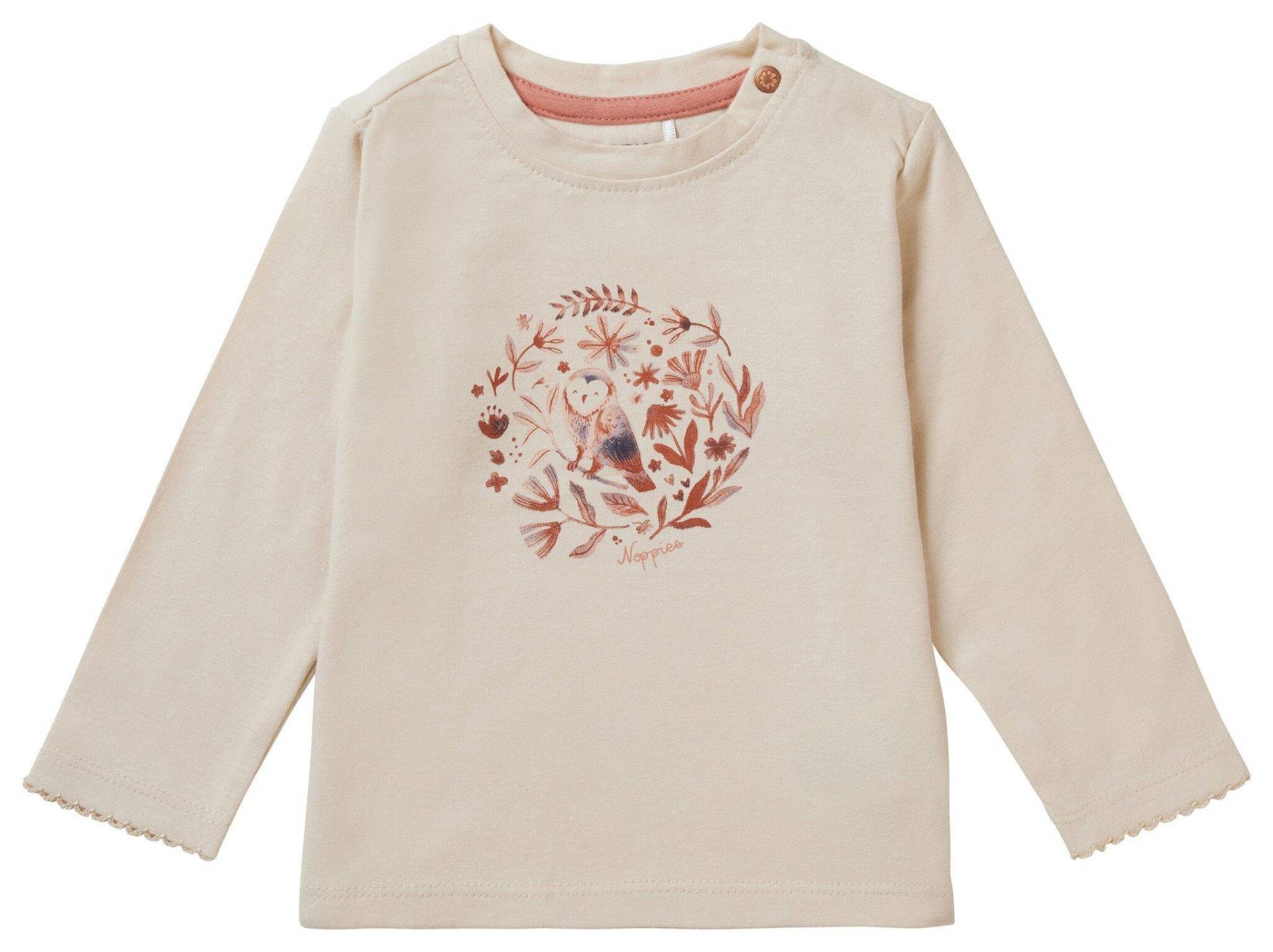 Baby Langarmshirt Villeneuve Unisex Beige 68 von Noppies