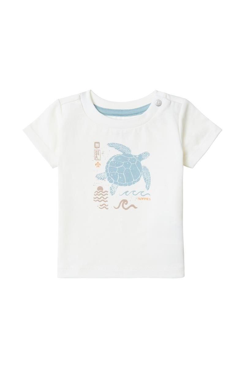 Baby T-shirt Buna Unisex Weiss 80 von Noppies